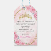 バラ金ゴールドキンセアニェラ恋しく思クリン15アノス誕生日 ギフトタグ (裏面)