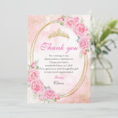 バラ金ゴールドキンセアニェラ恋しく思クリン15アノス誕生日 サンキューカード (スタンド正面)