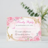 バラ金ゴールドキンセアニェラ恋しく思クリン15アノス誕生日 出欠カード (スタンド正面)