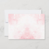 バラ金ゴールドキンセアニェラ恋しく思クリン15アノス誕生日 出欠カード (裏面)