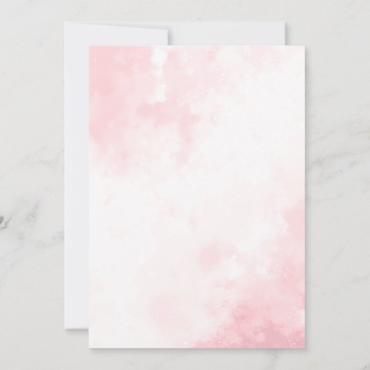 バラ金ゴールドキンセアニェラ恋しく思クリン15アノス誕生日 招待状 (裏面)