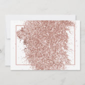 バラ金ゴールドキンセニェラカスタム写真誕生パーティー 招待状 (裏面)