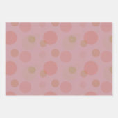 バラ金ゴールドギフトラップパック ラッピングペーパーシート (正面2)