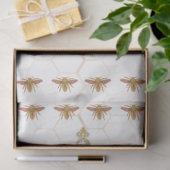 バラ金ゴールドクイーンビークラウン王室のグリッターデクページ 薄葉紙 (ギフト)