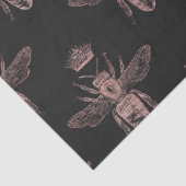 バラ金ゴールドクイーン蜂オンブラックデコパージュ 薄葉紙 (詳細)