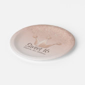 バラ金ゴールドクラウンスウィート16紙プレート ペーパープレート (アングル)