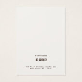 バラ金ゴールドクラフトイヤリングジュエリー表示カード (裏面)