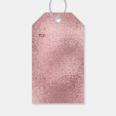 バラ金ゴールドクリスチャンクリスマス聖なる書物、 経典 – 名前の追加 ギフトタグ (裏面)