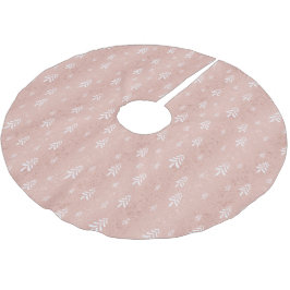 バラ金ゴールドクリスマスツリーパタモダンーン ブラッシュドポリエステルツリースカート