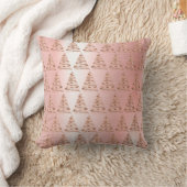 バラ金ゴールドクリスマスツリー クッション (ブランケット)