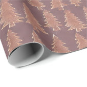 バラ金ゴールドクリスマスラッピング紙 ラッピングペーパー (ロールコーナー)