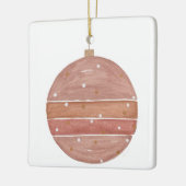 バラ金ゴールドクリスマス装飾 セラミックオーナメント (左)