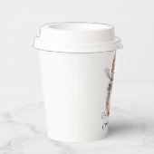 バラ金ゴールドクリスマス雪だるま 紙コップ (右)