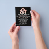 バラ金ゴールドクリーニングサービス チラシ (手)