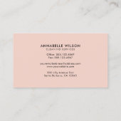 バラ金ゴールドクリーニングサービス 名刺 (裏面)