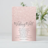 バラ金ゴールドグラデーショングリッターウィズ結婚ウェル エンクロージャーカード (スタンド正面)