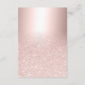 バラ金ゴールドグラデーショングリッターウィズ結婚ウェル エンクロージャーカード (裏面)