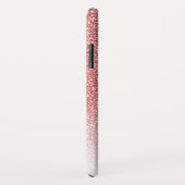 バラ金ゴールドグラデーショングリッターブラックスクリプト名 Case-Mate iPhoneケース (裏面/右)