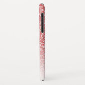 バラ金ゴールドグラデーショングリッターブラックスクリプト名 Case-Mate iPhoneケース (裏面/左)