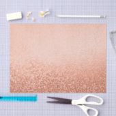 バラ金ゴールドグラデーショングリッターメタルルッスタイリッシュク 薄葉紙 (クラフト)