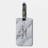 バラ金ゴールドグラデーショングリッターモノグラムマーブルラゲッジ ラゲッジタグ (裏面縦)