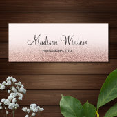 バラ金ゴールドグラデーショングリッター従業員名タグバッジ 名札