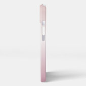 バラ金ゴールドグラデーション会社のロゴカスタムピンクを追加 iPhoneケース (左側面)