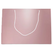 バラ金ゴールドグラマモダンーエレガントテンプレート ラージペーパーバッグ (正面)