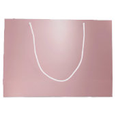 バラ金ゴールドグラマモダンーエレガントテンプレート ラージペーパーバッグ (裏面)