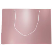 バラ金ゴールドグラマーモダントレンディーテンプレートエレガント ラージペーパーバッグ (正面)