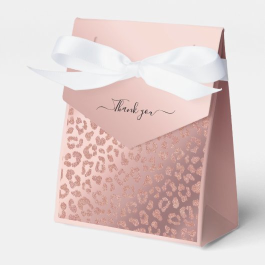 バラ金ゴールドグラムアニマルプリントキラキラ フェイバーボックス (正面サイド)