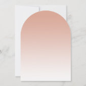 バラ金ゴールドグラムグリッターアーキッドスウィート16招待状 招待状 (裏面)