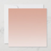 バラ金ゴールドグラムグリッタースウィート16スクエア招待状 招待状 (裏面)