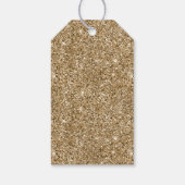 バラ金ゴールドグラムグリッターレオパード ギフトタグ (裏面)