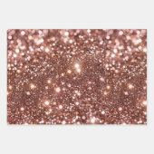 バラ金ゴールドグラムグリッター ラッピングペーパーシート (正面3)