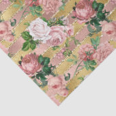 バラ金ゴールドグラムグリッツバラストライプフローラ 薄葉紙 (詳細)