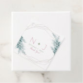 バラ金ゴールドグラムジオメトリック結婚ボタニカル フェイバータグ (インサイチュ)