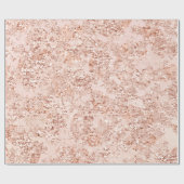 バラ金ゴールドグラムスキニーグリッターブライドグレーコッパー ラッピングペーパー (フラット)