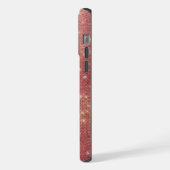 バラ金ゴールドグラムスパークル iPhoneケース (左側面)
