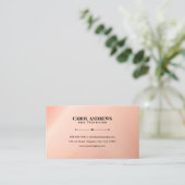 バラ金ゴールドグラムネイリストネイルアーティスト美しい 名刺 (スタンド正面)