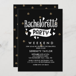バラ金ゴールドグラムバチェロレッテウィークエンド招待状 招待状
