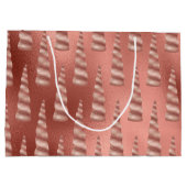 バラ金ゴールドグラムユニコーン誕生日 ラージペーパーバッグ (裏面)