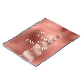 バラ金ゴールドグラムユニコーン ノートブック (左側)