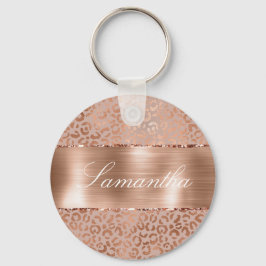 バラ金ゴールドグラムレオパード キーホルダー