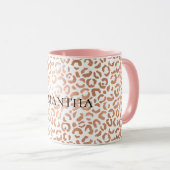 バラ金ゴールドグラムレオパード マグカップ (正面右)