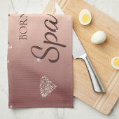 バラ金ゴールドグラム滴下グリッターを輝かせるために キッチンタオル (四つ折り)