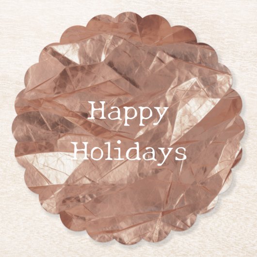 バラ金ゴールドグラム ペーパーコースター (正面)