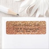 バラ金ゴールドグリジー《写真》ぼけ味 ラベル (インサイチュ)