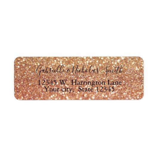 バラ金ゴールドグリジー《写真》ぼけ味 ラベル (正面)