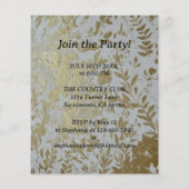 バラ金ゴールドグリッターお誕生日ケーキ50誕生日 チラシ (裏面)